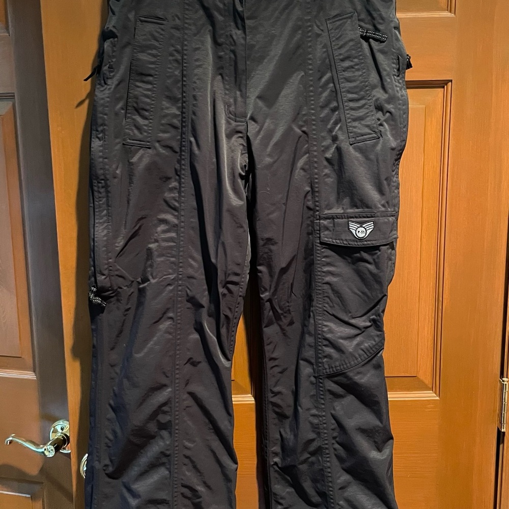 Black Lined Ski Pants
